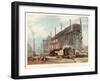 Great Eastern' on the Stocks at Millwall on the Thames, 1857-null-Framed Giclee Print