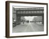 Great Eastern Railway Bridge over the Bow Road, Poplar, London, 1915-null-Framed Photographic Print