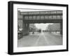 Great Eastern Railway Bridge over the Bow Road, Poplar, London, 1915-null-Framed Photographic Print