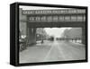 Great Eastern Railway Bridge over the Bow Road, Poplar, London, 1915-null-Framed Stretched Canvas