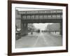 Great Eastern Railway Bridge over the Bow Road, Poplar, London, 1915-null-Framed Photographic Print