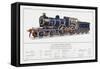 Great Eastern Railway Express Loco No 1853-W.j. Stokoe-Framed Stretched Canvas