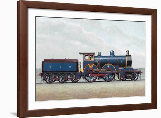 Great Eastern Railway Express Locomotive No 1000 Claud Hamilton-null-Framed Photographic Print