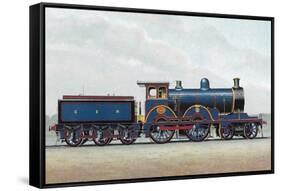 Great Eastern Railway Express Locomotive No 1000 Claud Hamilton-null-Framed Stretched Canvas