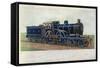 Great Eastern Railway Express Locomotive-null-Framed Stretched Canvas