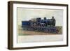 Great Eastern Railway Express Locomotive-null-Framed Giclee Print