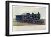 Great Eastern Railway Express Locomotive-null-Framed Giclee Print