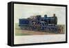 Great Eastern Railway Express Locomotive-null-Framed Stretched Canvas