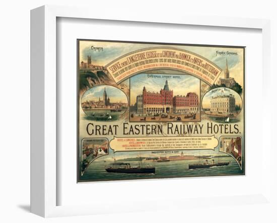 Great Eastern Railway Hotels-null-Framed Art Print