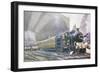 Great Eastern Railway Steam Locomotive in Liverpool Street Station-null-Framed Giclee Print