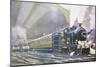 Great Eastern Railway Steam Locomotive in Liverpool Street Station-null-Mounted Giclee Print