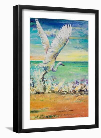 Great Egret I-Patricia Pinto-Framed Art Print