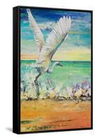 Great Egret I-Patricia Pinto-Framed Stretched Canvas