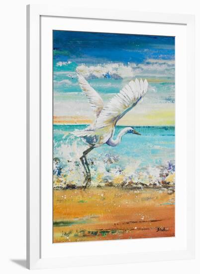 Great Egret I-Patricia Pinto-Framed Art Print