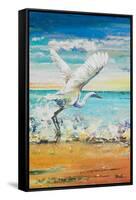 Great Egret I-Patricia Pinto-Framed Stretched Canvas