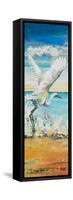 Great Egret Panel I-Patricia Pinto-Framed Stretched Canvas