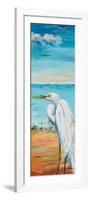 Great Egret Panel II-Patricia Pinto-Framed Premium Giclee Print