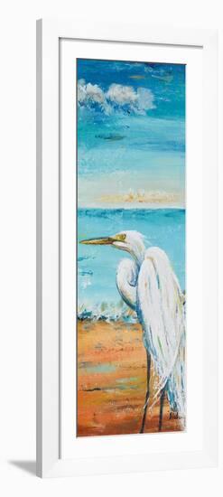 Great Egret Panel II-Patricia Pinto-Framed Premium Giclee Print