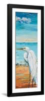 Great Egret Panel II-Patricia Pinto-Framed Premium Giclee Print