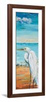 Great Egret Panel II-Patricia Pinto-Framed Premium Giclee Print