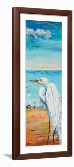 Great Egret Panel II-Patricia Pinto-Framed Premium Giclee Print