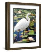 Great Egret-Max Hayslette-Framed Giclee Print