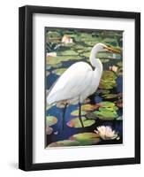 Great Egret-Max Hayslette-Framed Giclee Print