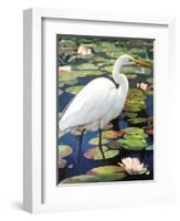 Great Egret-Max Hayslette-Framed Giclee Print