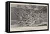 Great Eruption of Mud at Kantzorik, Near Erzeroum, Asia Minor-null-Framed Stretched Canvas