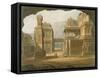 Great Excavated Temple at Ellora in 1813-Captain Robert M. Grindlay-Framed Stretched Canvas