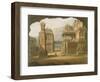 Great Excavated Temple at Ellora in 1813-Captain Robert M. Grindlay-Framed Giclee Print