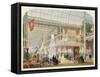 Great Exhibition, 1851: Central Transept of the Crystal Palace-English School-Framed Stretched Canvas