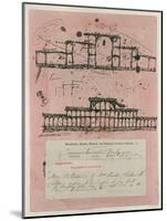 Great Exhibition, 1851: First Sketch for the Building, 1850-Sir Joseph Paxton-Mounted Giclee Print