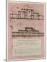 Great Exhibition, 1851: First Sketch for the Building, 1850-Sir Joseph Paxton-Mounted Giclee Print