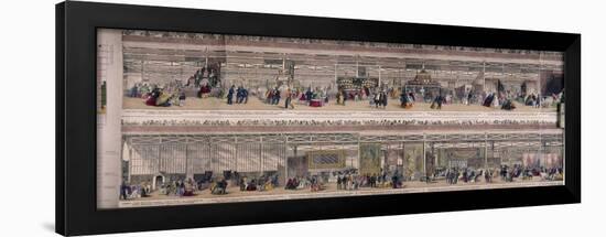 Great Exhibition, Crystal Palace, Hyde Park, London, 1851-null-Framed Giclee Print