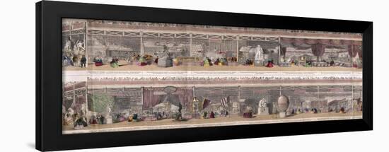 Great Exhibition, Crystal Palace, Hyde Park, London, 1851-null-Framed Giclee Print
