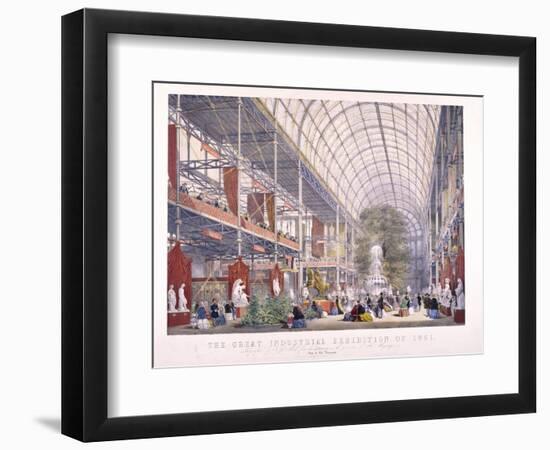 Great Exhibition, Crystal Palace, Hyde Park, London, 1851-Dickinson Brothers & Co-Framed Giclee Print