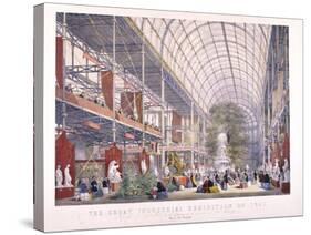 Great Exhibition, Crystal Palace, Hyde Park, London, 1851-Dickinson Brothers & Co-Stretched Canvas