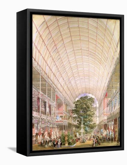 Great Exhibition of 1851. Decoration of the Transept-Owen Jones-Framed Stretched Canvas