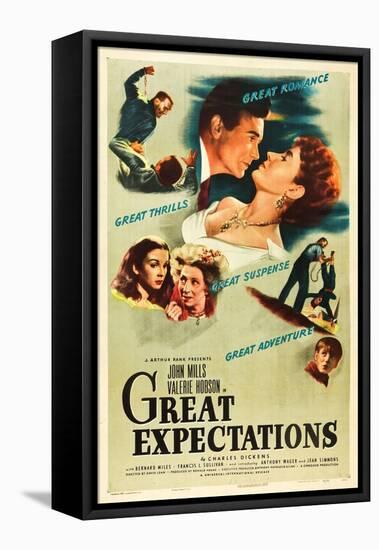 Great Expectations, 1946, Directed by David Lean-null-Framed Stretched Canvas