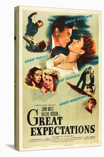 Great Expectations, 1946, Directed by David Lean-null-Stretched Canvas