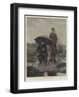 Great Expectations, from the Exhibition of the Society of British Artists-Walter Dendy Sadler-Framed Giclee Print