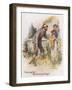 Great Expectations, Pip Encounters the Convict in the Churchyard-Charles Edmund Brock-Framed Giclee Print