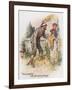 Great Expectations, Pip Encounters the Convict in the Churchyard-Charles Edmund Brock-Framed Giclee Print