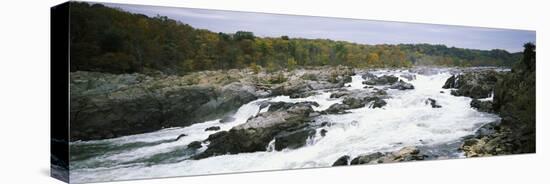 Great Falls and Virginia Fall, Washington Aqueduct, Chesapeake and Ohio Canal National Historica...-null-Stretched Canvas