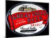 Great Falls Beer-null-Mounted Art Print