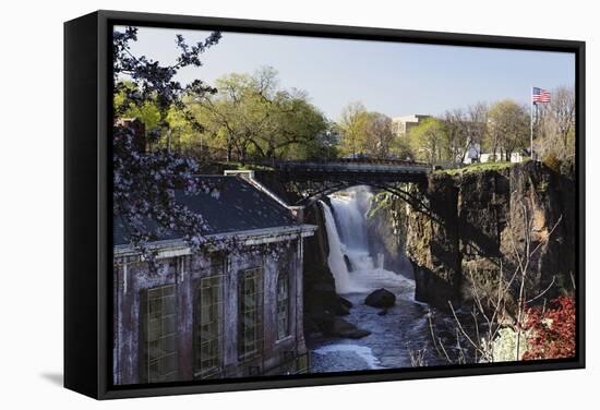 Great Falls of Passaic River, Paterson, NJ-George Oze-Framed Stretched Canvas