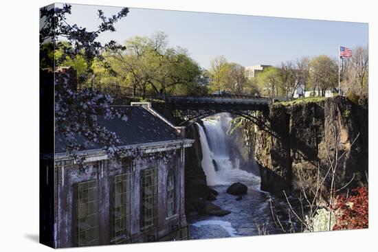 Great Falls of Passaic River, Paterson, NJ-George Oze-Stretched Canvas