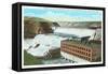 Great Falls, Volta Dam, Montana-null-Framed Stretched Canvas