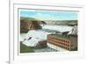 Great Falls, Volta Dam, Montana-null-Framed Premium Giclee Print